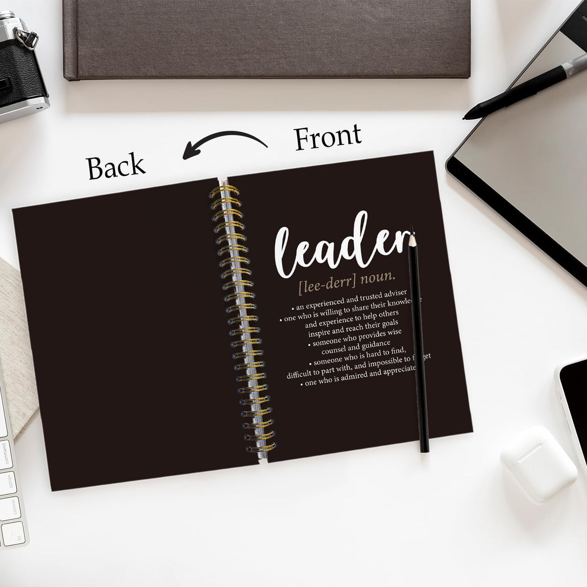 Leader Gifts Notebook Journal, Leadership Gifts Notebooks for Work