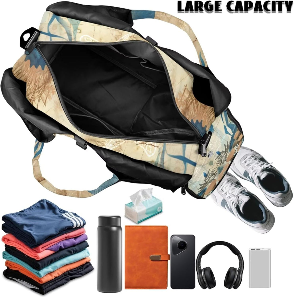 Yoga Mat Bag for Men Women Canvas Yoga Mat Carrier Take In Out Mat Easily for Beach Swim Bags Pool Sports Gym