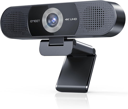 EMEET C980 PRO 3-in-1 4K Webcam with Microphone and Speaker, 60°-98° FOV