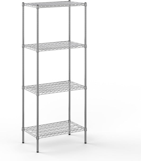 18" Deep x 30" Wide x 74" Height Wire Shelving Kit | 4-Tier | NSF Commercial Storage Rack Unit