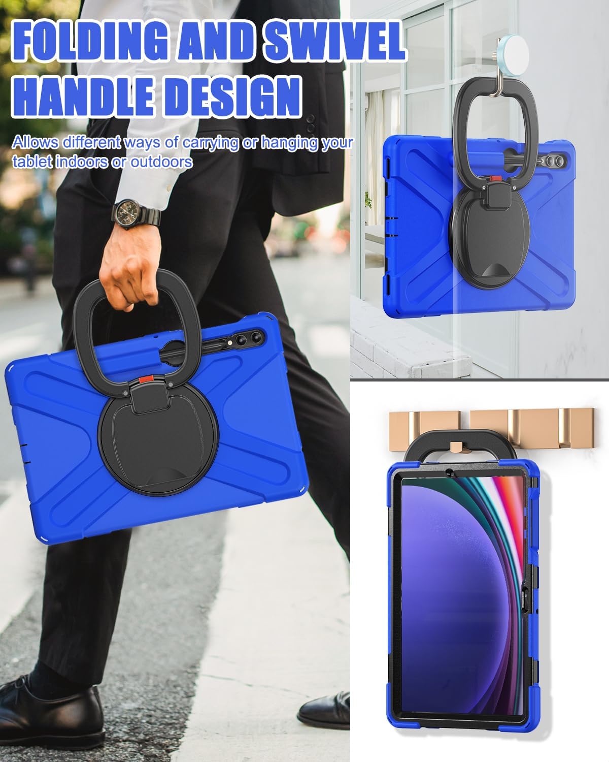 BRAECN Case for Samsung Galaxy Tab S10+ Plus/S9 FE+/S9+/S8+/S7 FE/S7+ 12.4"
