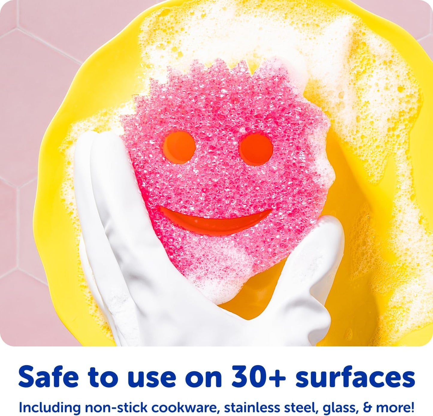 Scrub Mommy Kitchen Sponges - Dual-Sided Dish Sponges for Scrubbing - Non-Scratch Cleaning Sponges for Washing Dishes, Bathroom & Multi-Surface Cleaning - Online Exclusive (3 Count)