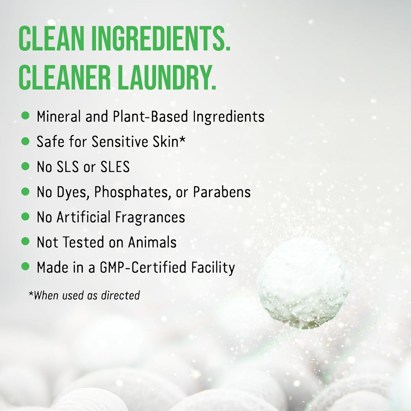 Rockin’ Green Active Wear Laundry Detergent - Unscented Laundry Detergent Powder & Odor Eliminator - Workout Clothes & Sportswear - Safe for Sensitive Skin - 90 Loads