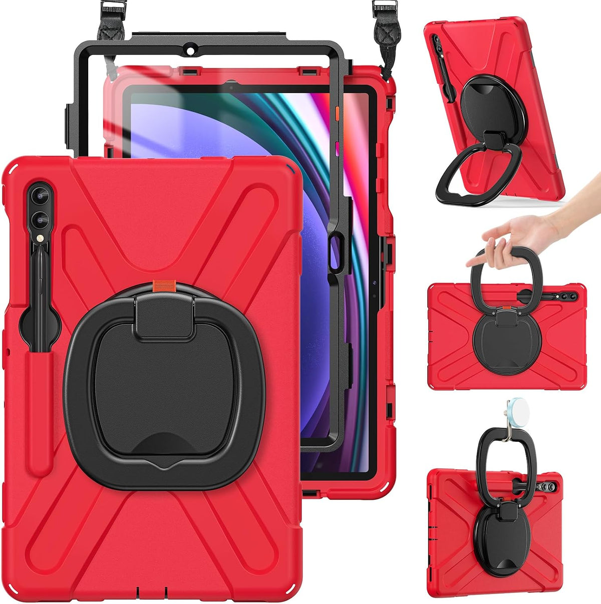 BRAECN Case for Samsung Galaxy Tab S10+ Plus/S9 FE+/S9+/S8+/S7 FE/S7+ 12.4"