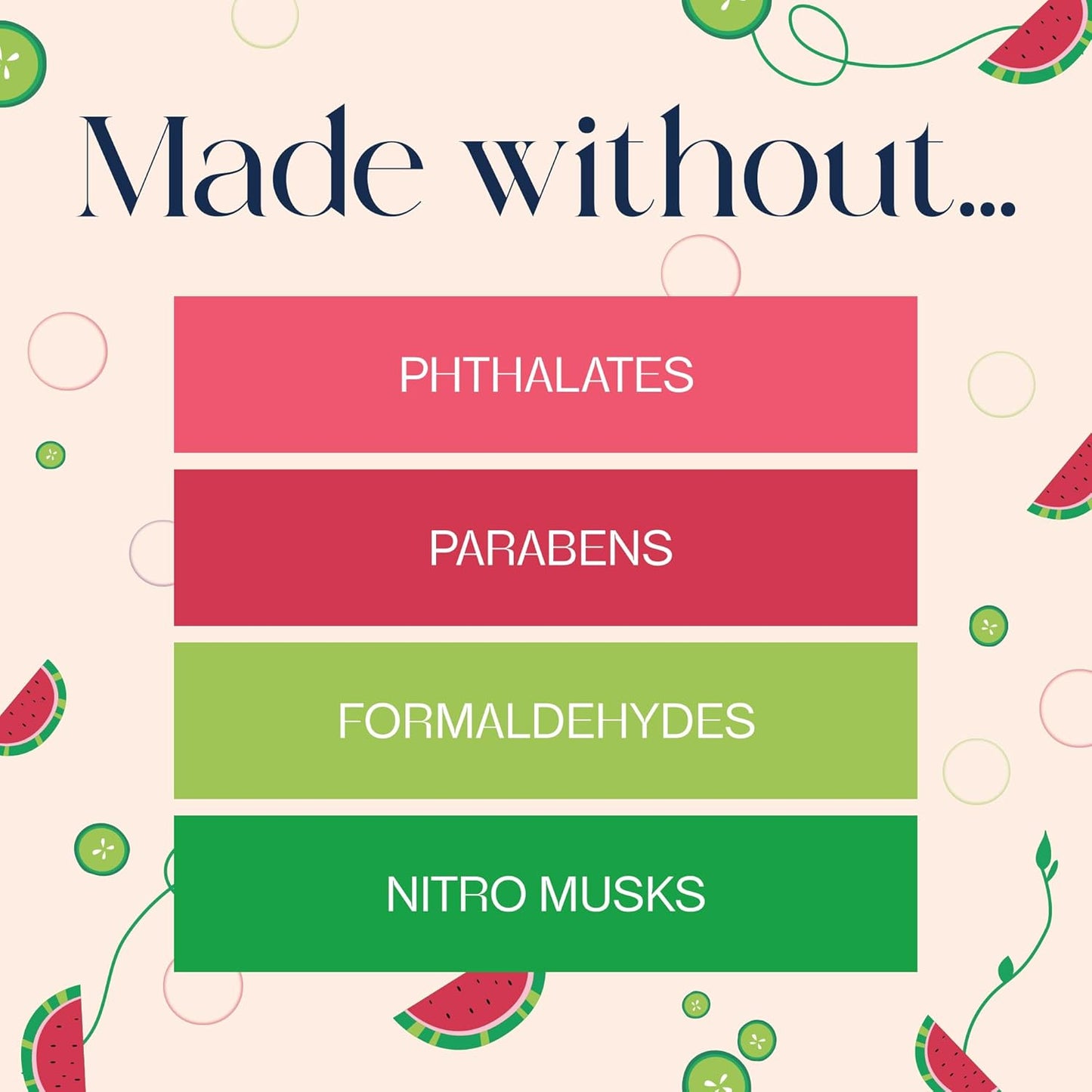 Glade PlugIns Refills Air Freshener, Watermelon & Cucumber, Scented and Essential Oils for Home and Bathroom, 0.67 Fl Oz, 5 Count