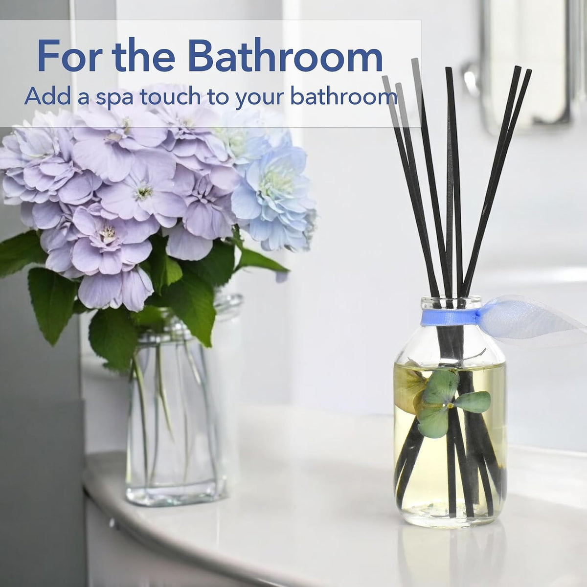 Reed Diffuser Set - English Garden Scented Diffuser with Sticks