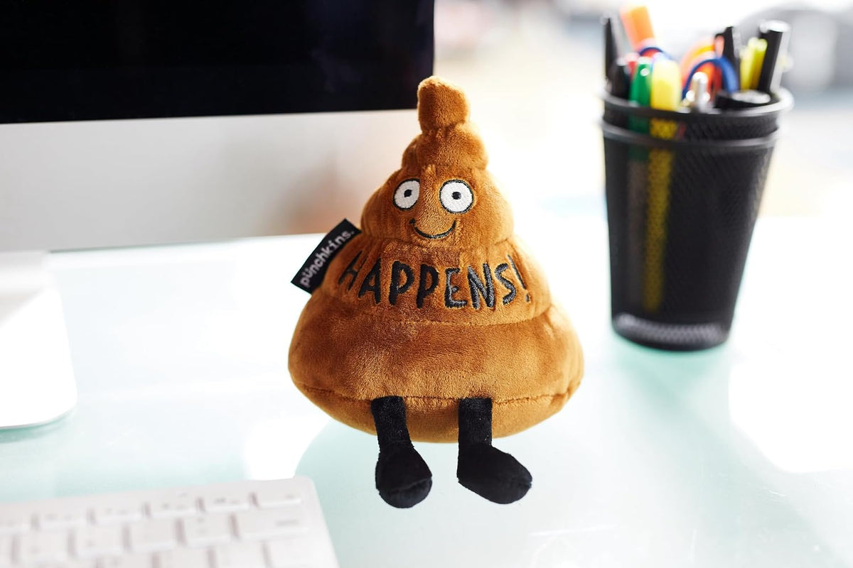 Punchkins Poop Plushie - It Happens Sassy Poop Plush, Funny & Cute Plush Toy for Gifting