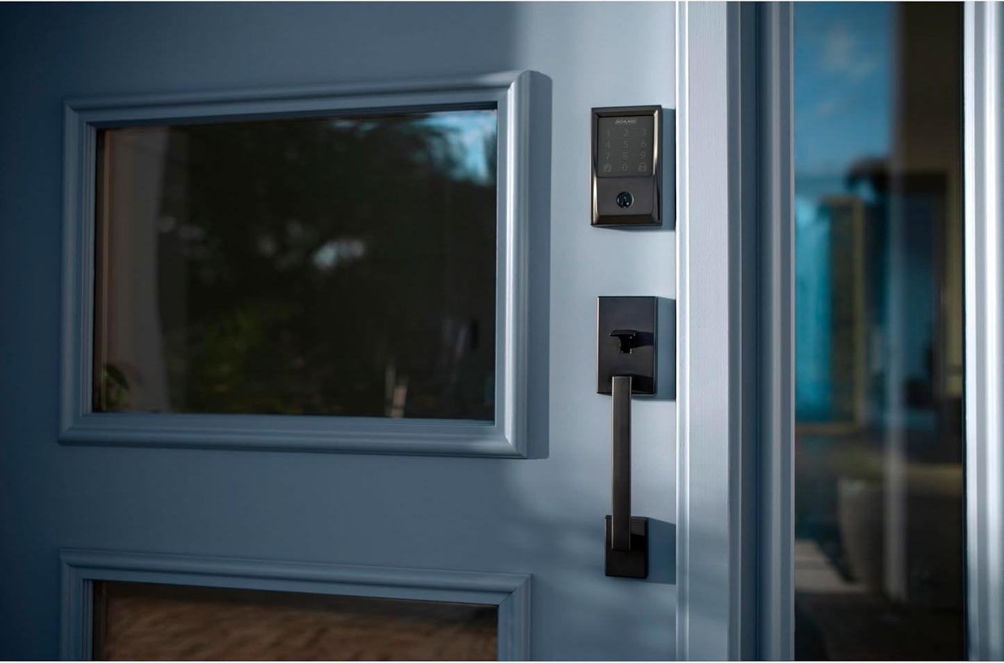 Schlage Encode Smart Wi-Fi Deadbolt Lock with Touchscreen Keypad, Keyless Front Door Entry, App Control, Alexa, Google Home and Airbnb Compatible, Matte Black, BE489WB CEN 622