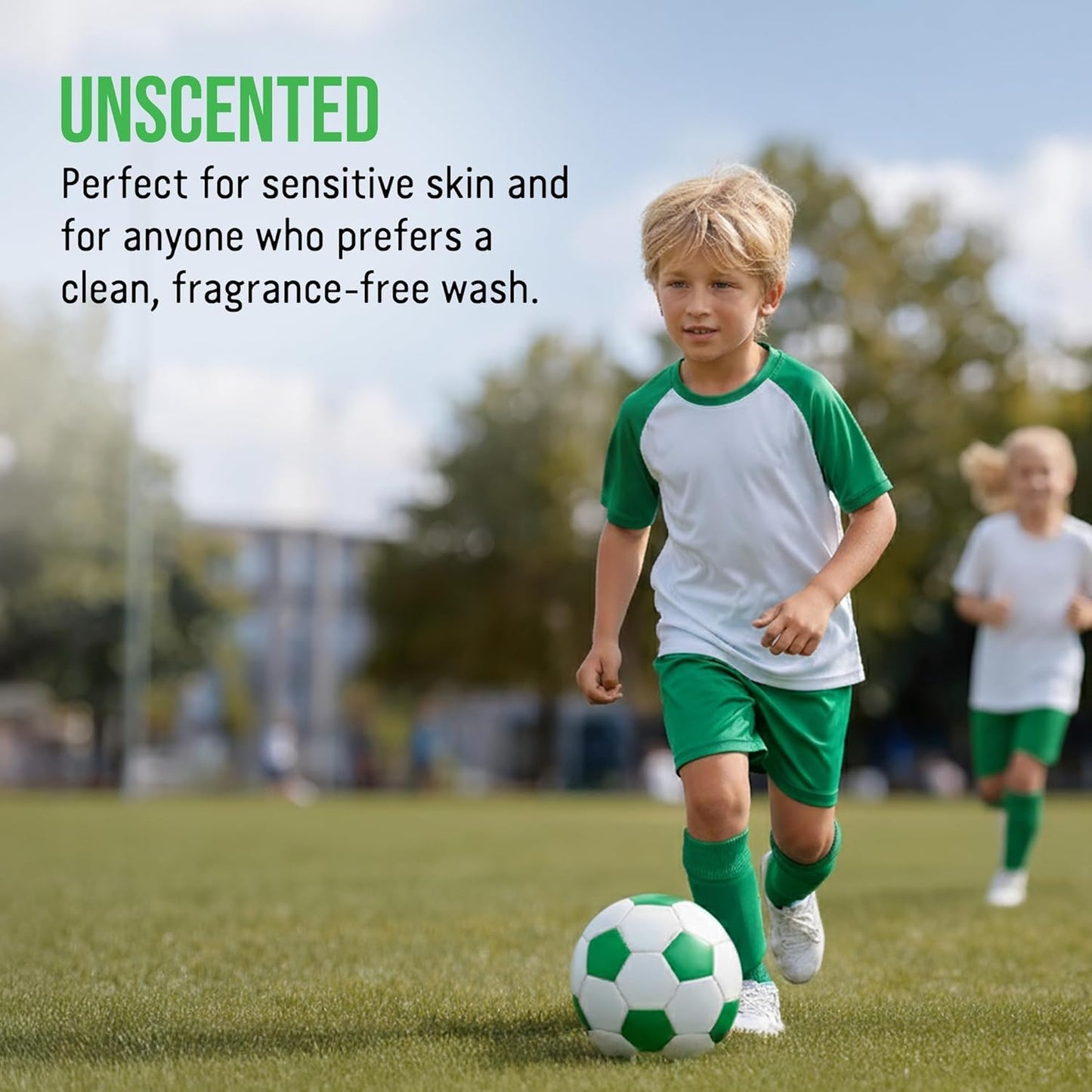 Rockin’ Green Active Wear Laundry Detergent - Unscented Laundry Detergent Powder & Odor Eliminator - Workout Clothes & Sportswear - Safe for Sensitive Skin - 90 Loads