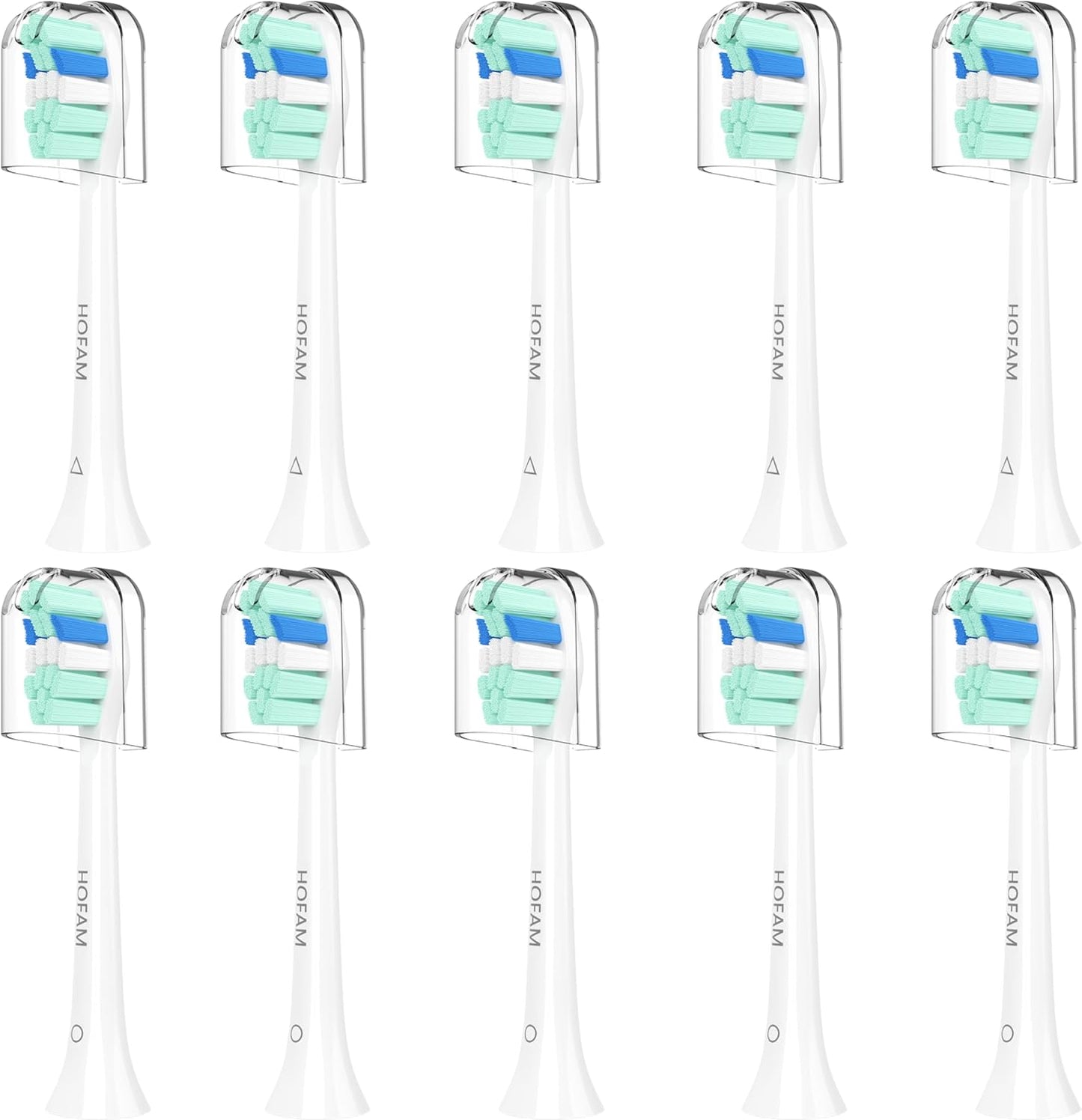 Replacement Toothbrush Heads for Philips Sonicare Replacement Heads,Electric Replacement Brush Head Compatible with Phillips Sonicare Electric Toothbrush,for Philips Sonic Care Brush,10 Pcs