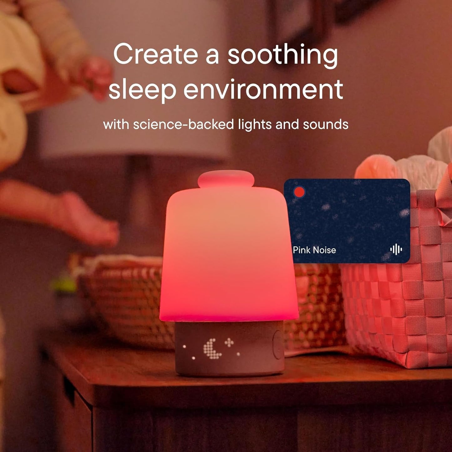 Hatch Baby Sound Machine, Night Light | Hatch Baby | Sleep Support | Registry Essential, Routine Builder, Time-to-Rise Alarm Clock, White Noise, Nursery Stories, Toddler Kids (Wi-Fi) (Putty)