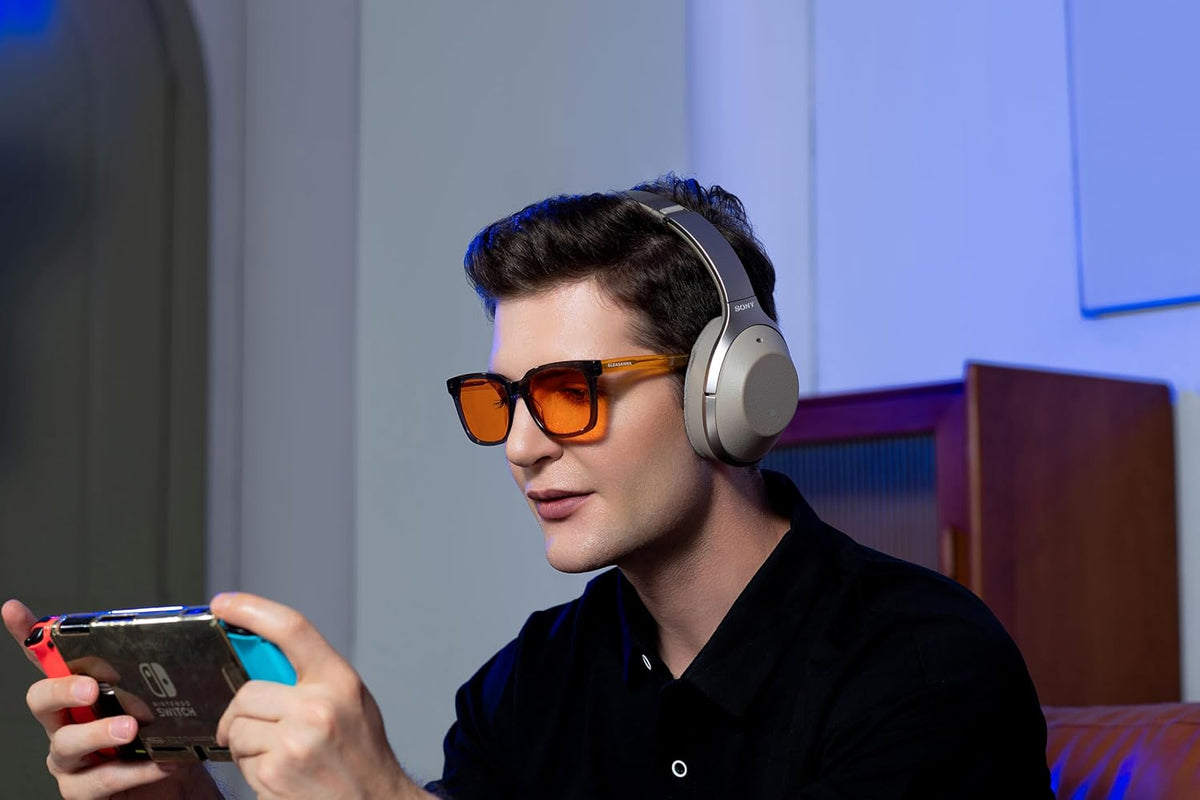 99.9% Blue Light Blocking Glasses, AR Coating, Computer Screens Gaming for Men Women, Stop Eyestrain, Better Sleep