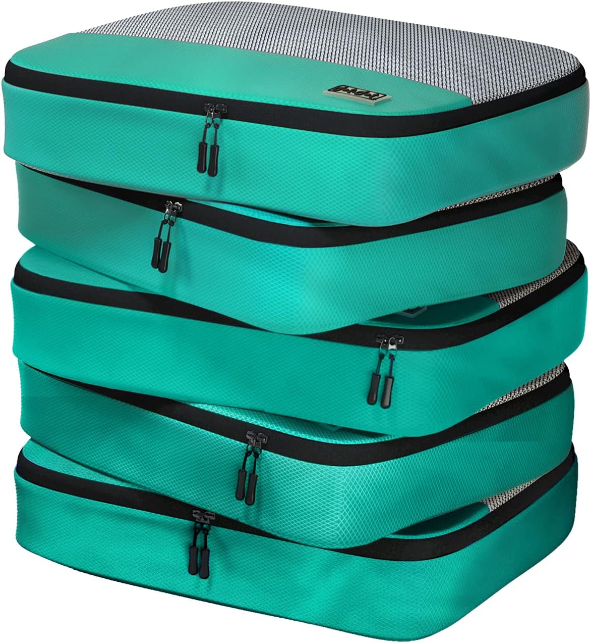 Large Packing Cubes for Travel - 5pc Packing Cubes for Suitcases - Lightweight Luggage Organizer Bags (Non-Compression)