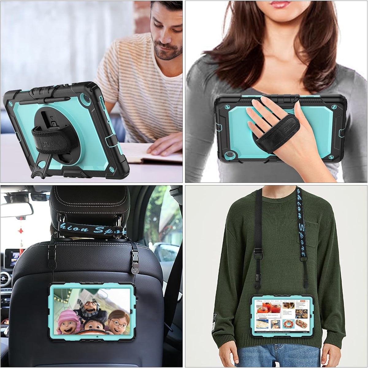 SEYMAC stock Case for Samsung Galaxy Tab S6 Lite (2024-2020) 10.4'' SkyBlue