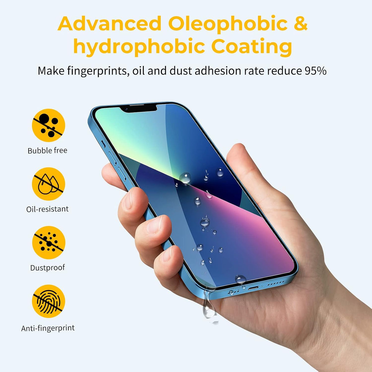 UNBREAKcable 3-Pack Screen Protector for iPhone 13 mini Tempered Glass