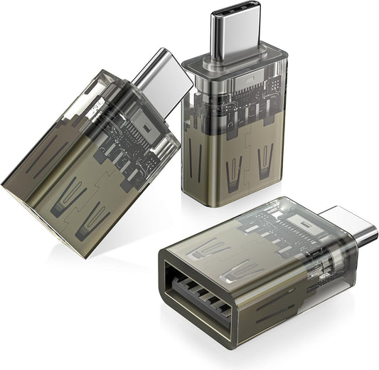 Basesailor USB C to USB Adapter 3Pack,USBC Male to USB 3.2 Female Converter