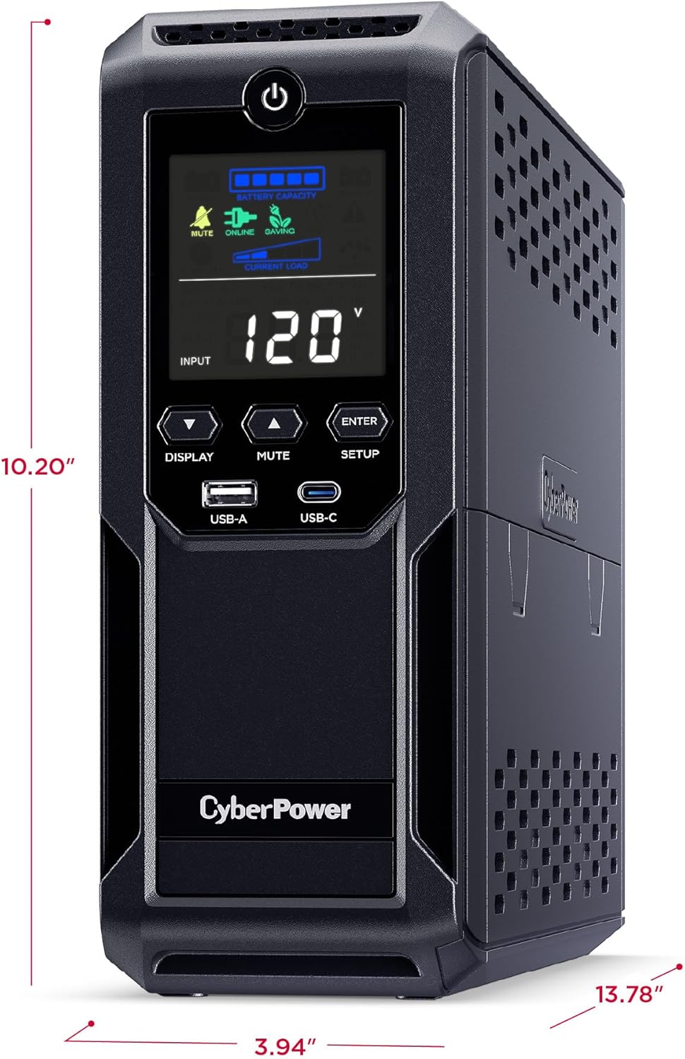 CyberPower CP1350AVRLCD3 Intelligent LCD UPS Battery Backup