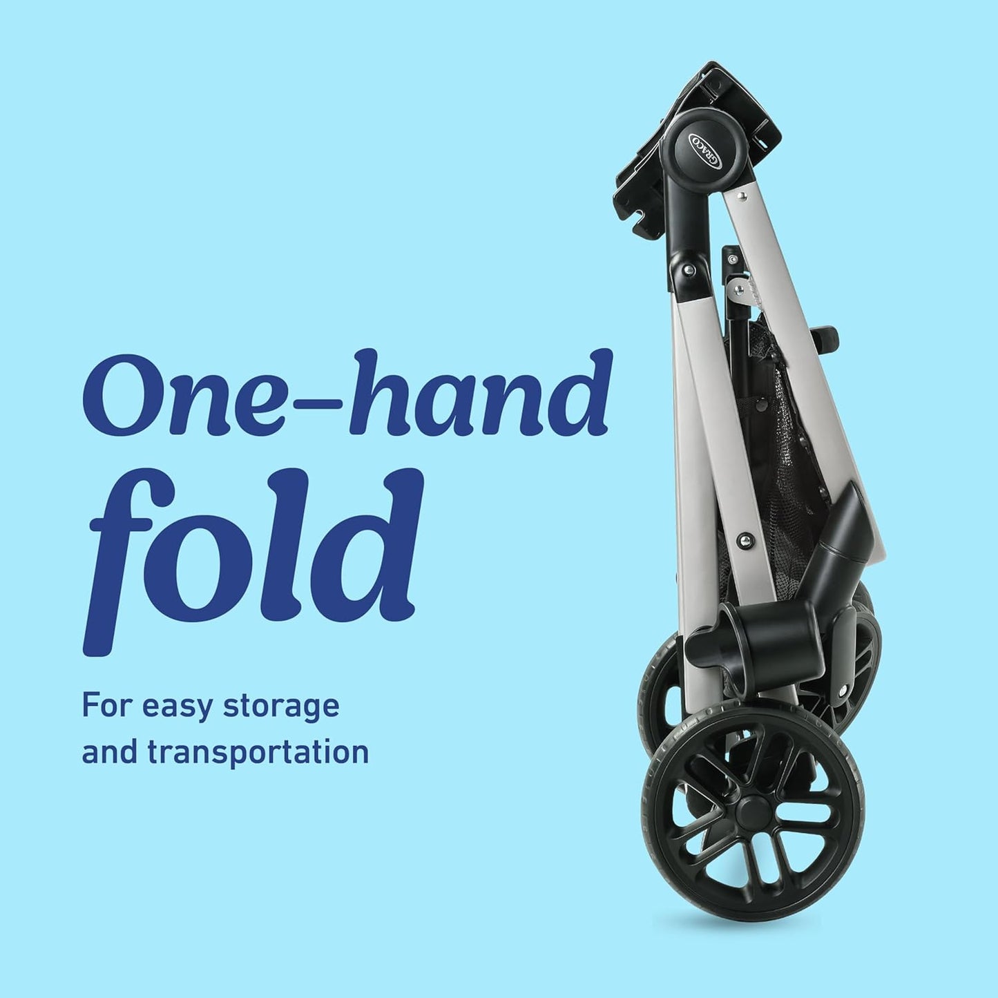 Graco Modes Pramette Stroller, 3-in-1 Baby Stroller, 3 Modes: Infant Car Seat Carrier (Car Seat Not Included), Infant Pramette to Toddler Stroller with Reversible Seat and One-Hand Fold, Redmond