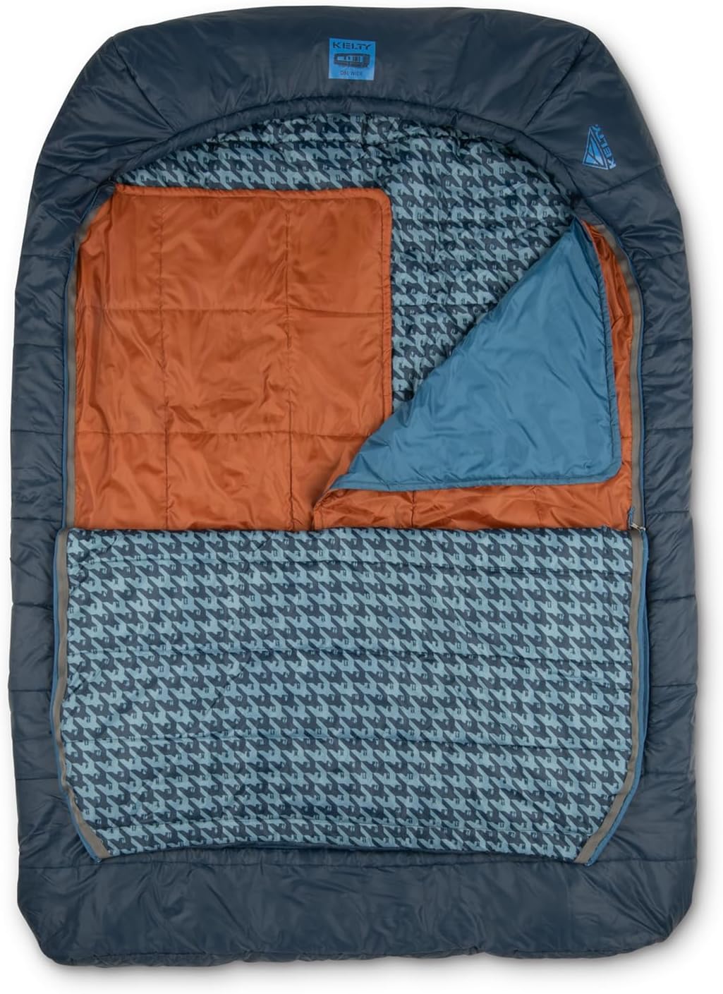 Kelty Tru.Comfort Doublewide 20 Degree Sleeping Bag – Two Person Synthetic Camping Sleeping Bag for Couples & Family Camping
