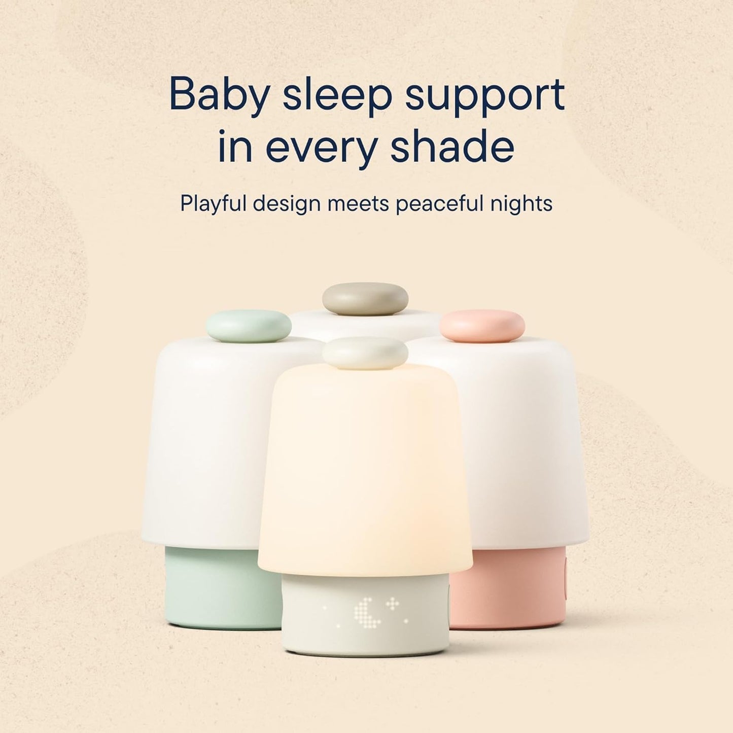 Hatch Baby Sound Machine, Night Light | Hatch Baby | Sleep Support | Registry Essential, Routine Builder, Time-to-Rise Alarm Clock, White Noise, Nursery Stories, Toddler Kids (Wi-Fi) (Putty)