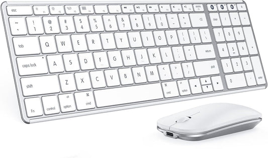 seenda SKM64-2 Bluetooth Keyboard and Mouse Combo for Mac, MacBook and iPad