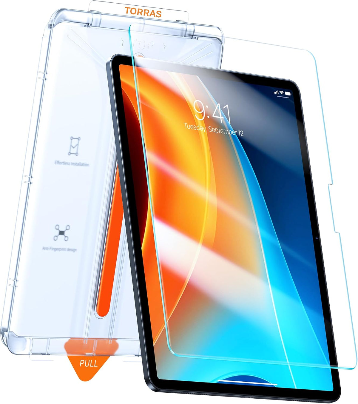 TORRAS for iPad Pro 11 Inch Screen Protector M5/M4, Top 9H+ Tempered Glass