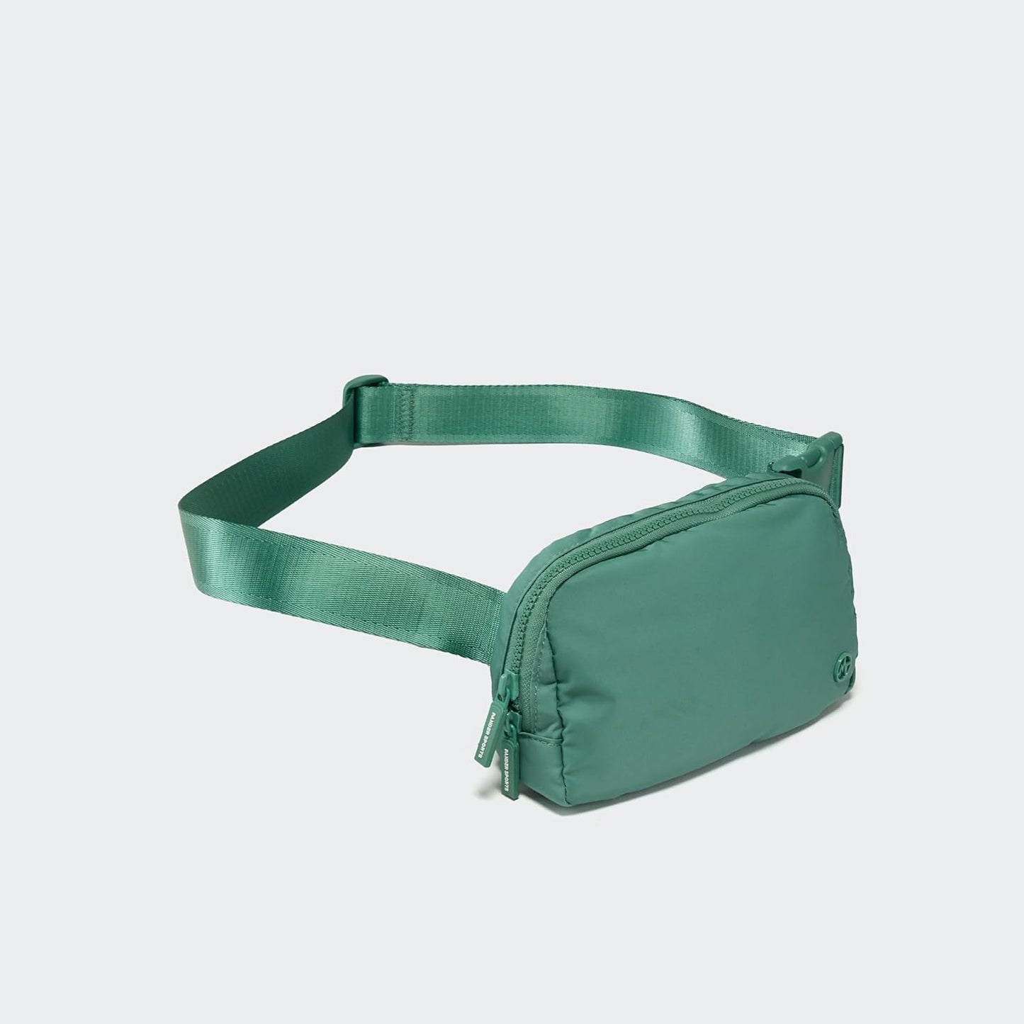 Pander Two Way Zipper Fanny Pack Nylon Everywhere Belt Bag for Women, Water Repellent Waist Packs, Crossbody Bags with Adjustable Strap (Eucalyptus Green)