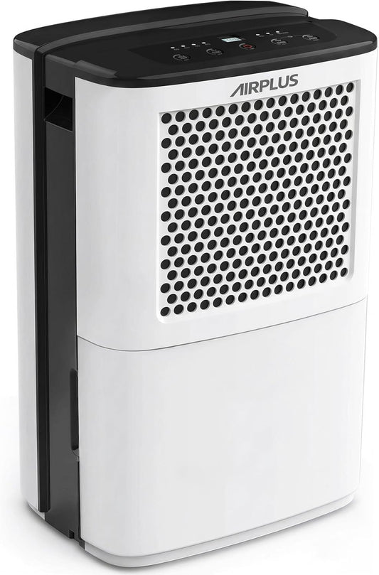 AIRPLUS 4500 Sq. Ft Dehumidifiers for Home, 70 Pints Dehumidifier for Basement with Drain Hose, Continuous Drainage, Intelligent Humidistat, Dehumidifier for bathroom, bedroom, Large Room