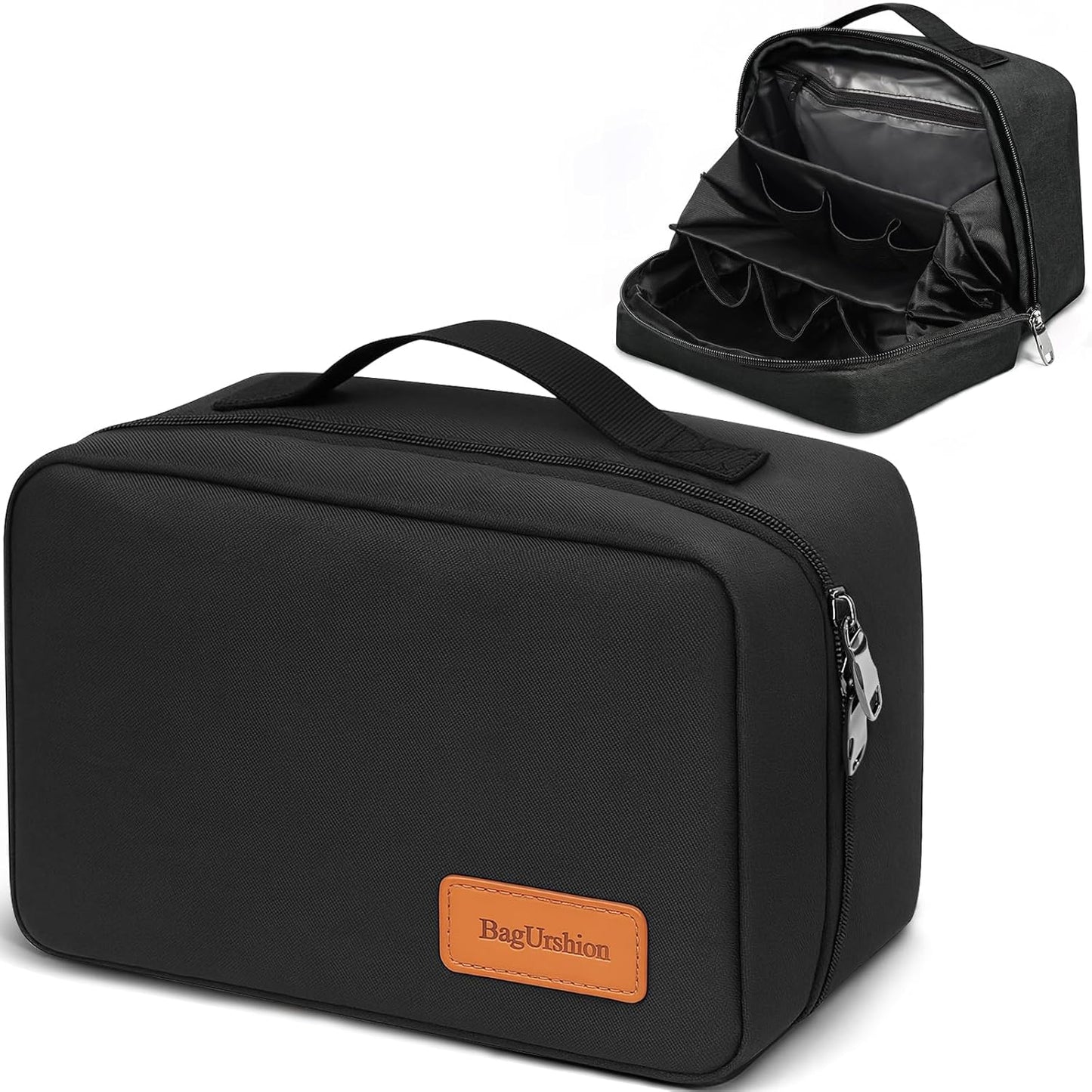 Father Day Gift for Dad Husband Toiletry Bag for Men Travel Essentials Shaving Bag Kit Accessories Birthday Groomsmen Anniversary Retirement Gifts for Men Him Boyfriend Son -Black Lining