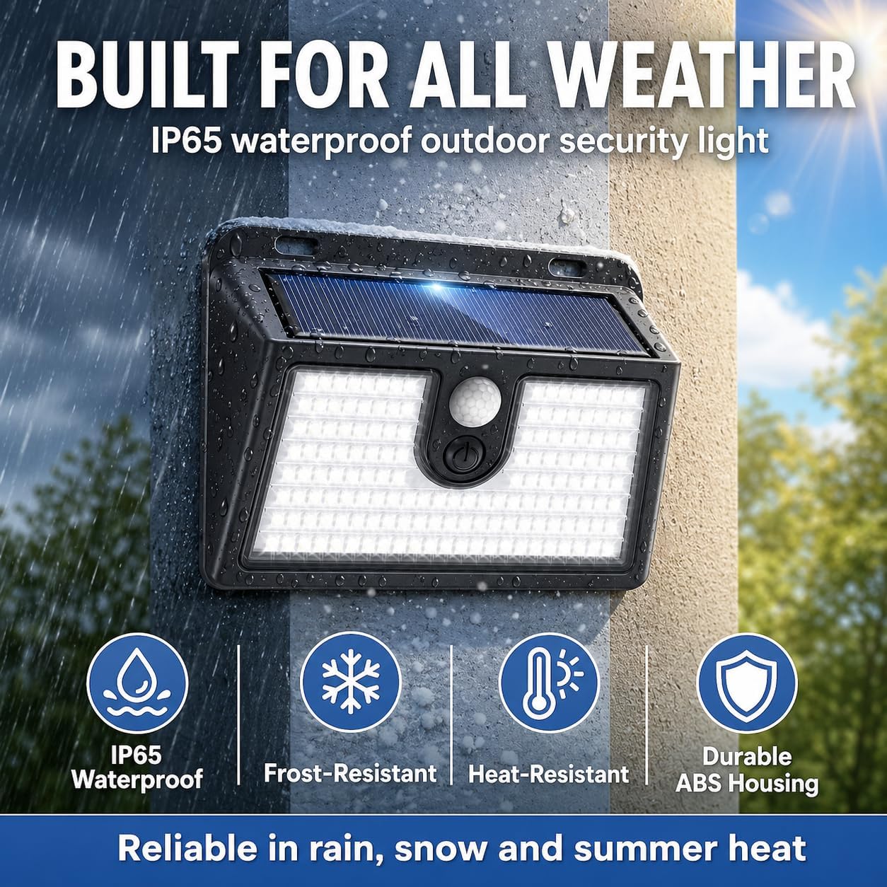 [6 Packs] Solar Motion Sensor Outdoor Lights, Super Bright Solar Lights Outdoor Waterproof, 3 Lighting Modes Security Wall Light for Outside Walking Dog Fence Backyard Deck Garden Door Step Garage