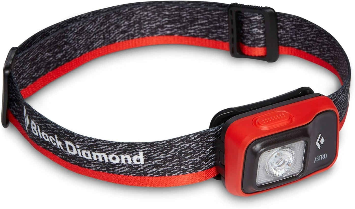 BLACK DIAMOND Astro 300 Headlamp | 300 Lumens Brightness | 3X AAA Battery Operated (Included) | Compact & Lightweight | Graphite