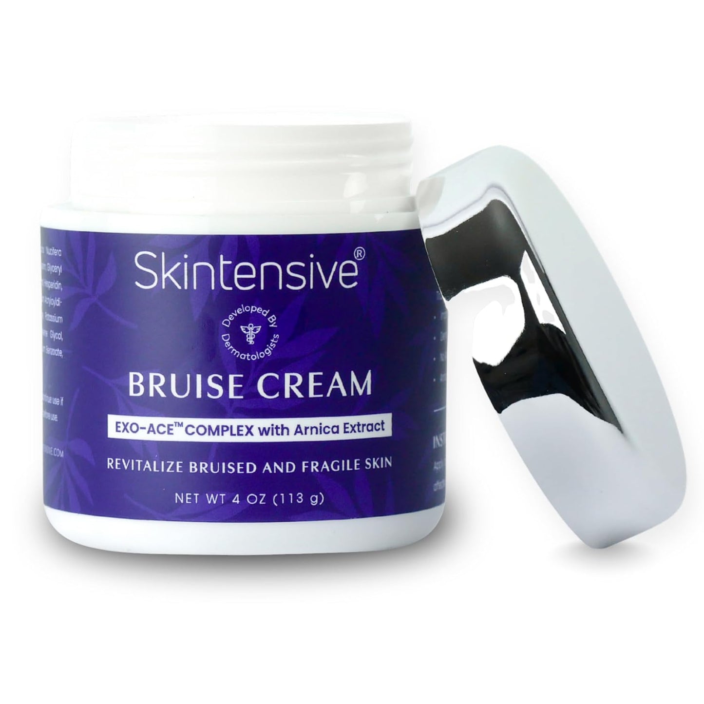 SKINTENSIVE Arnica Bruise Cream for Thin Skin – Vitamin K Cream for Bruises & Skin Discoloration, Moisturizing Arnica Cream for Seniors, Non-Greasy Formula, 4 Oz