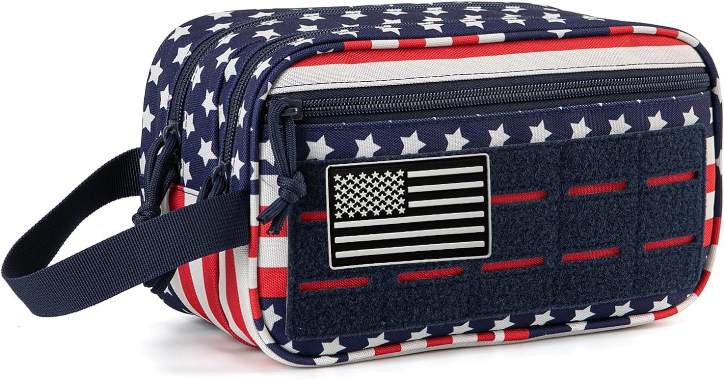 QT&QY Tactical Toiletry Bag For Men Hygiene Bag EDC Military Tool Molle Pouches Small Dopp Kit Mens Shaving Kit Travel shower Bags