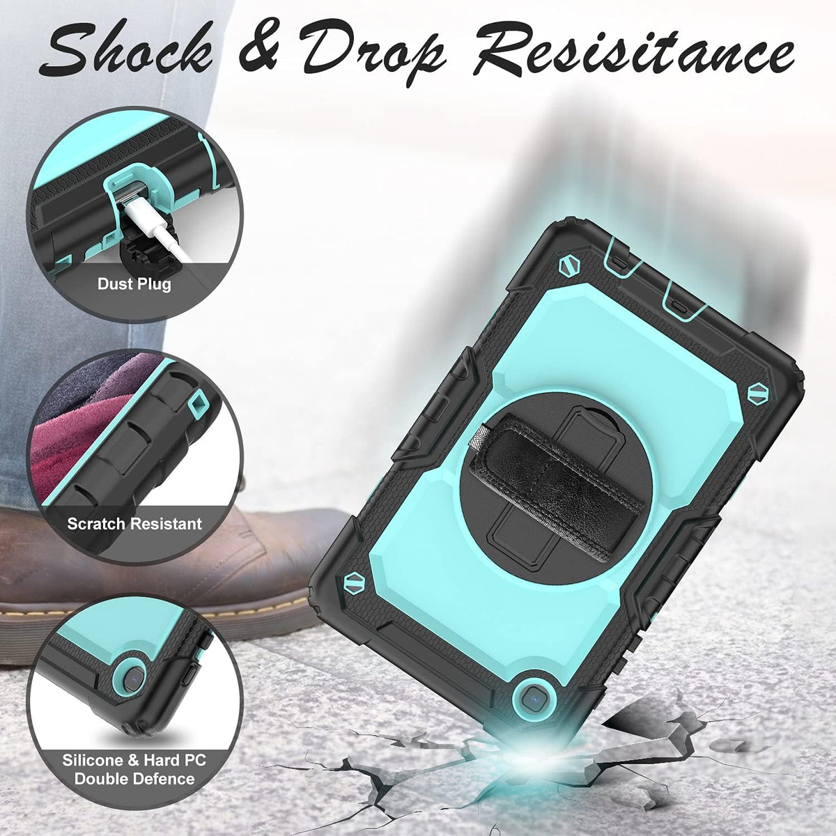 Case for Samsung Galaxy Tab A7 Lite Tablet 8.7-inch 2021 SkyBlue
