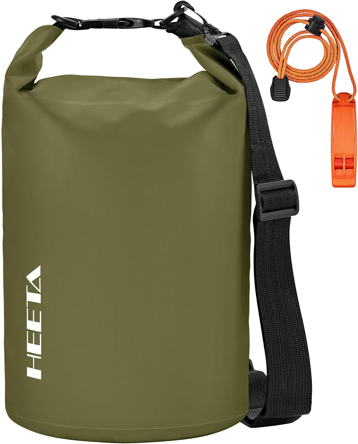 HEETA Waterproof Dry Bag for Women Men, 5L/10L/20L/30L/40L Roll Top Lightweight Dry Storage Bag Backpack with Emergency Whistle for Travel, Kayaking, Boating, Camping, Beach, Cruise Ship Essentials