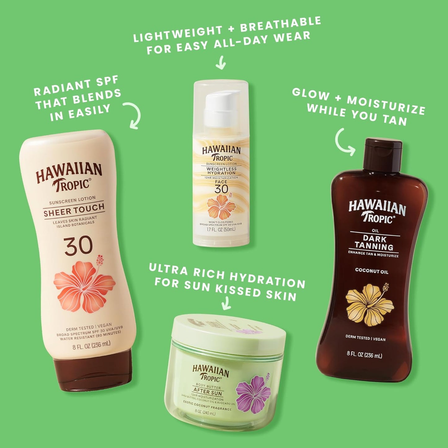 Hawaiian Tropic Lime Coolada After Sun Lotion | After Sun Care, Skin Care, Daily Moisturizing Lotion with Aloe, Cocoa Butter & Shea Butter, 16 Fl Oz each Twin Pack