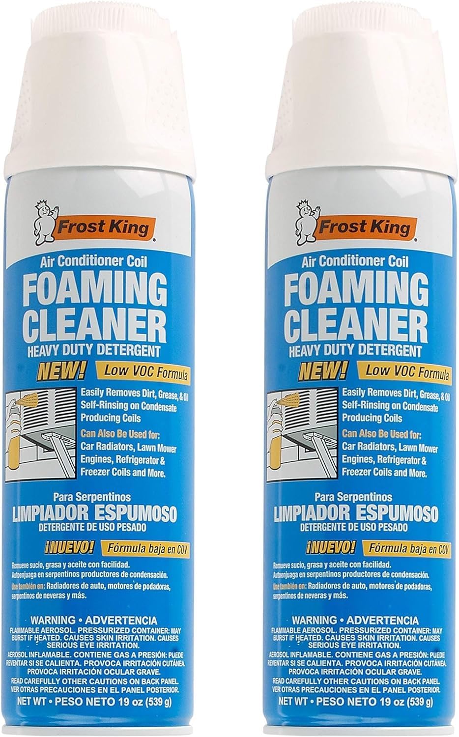 Frost King ACF19 Foam Coil Cleaner, 1.18 Pound (Pack of 1), 19 Ounce