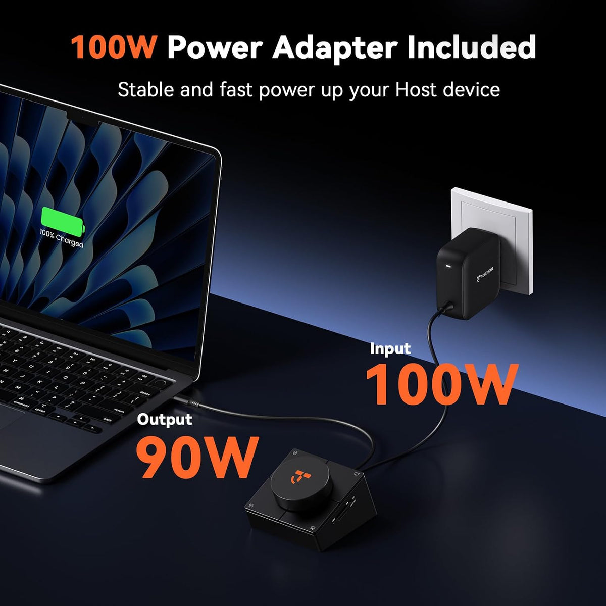 TobenONE 10-in-1 USB C Hub with Shortcut Keys, Volume Knob, 4K HDMI