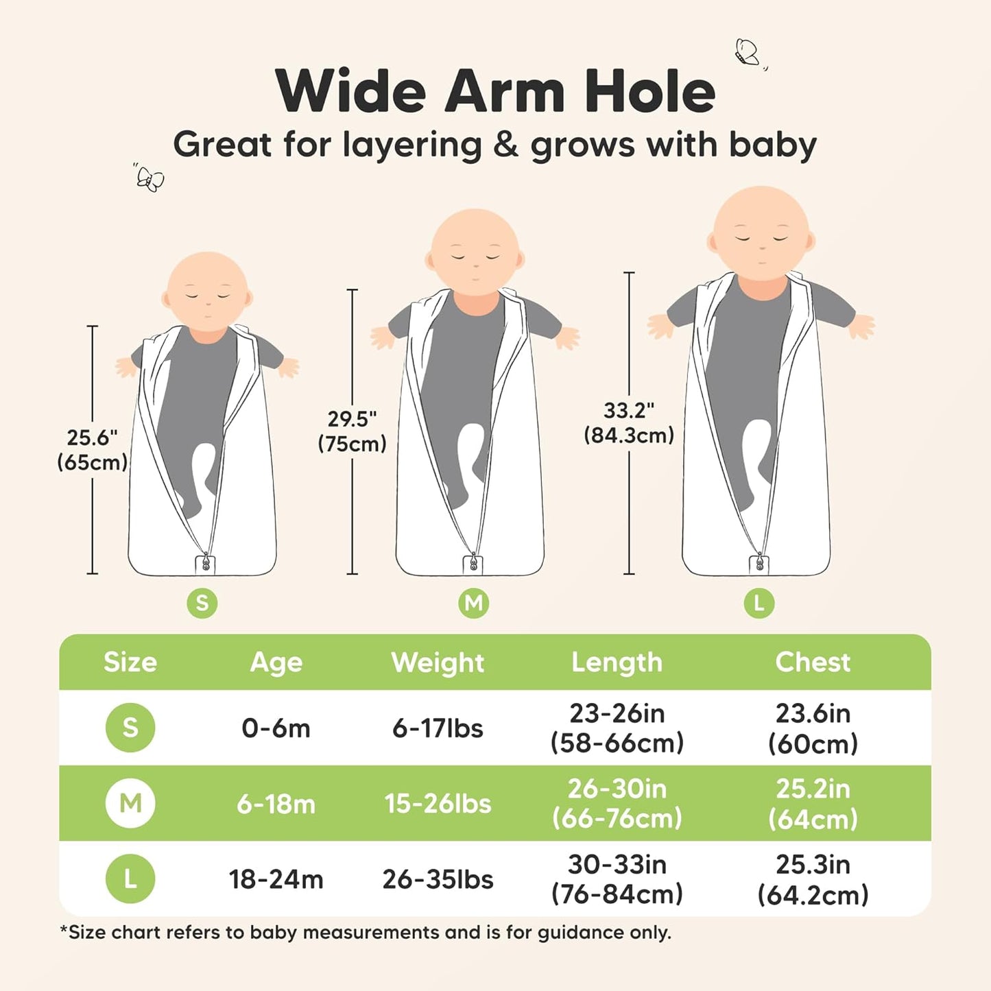 2-Pack Baby Sleep Sacks,Zipper Wearable Blanket - 0.5TOG Organic Cotton,Lightweight,Soft Cozy Toddler Sleeping Sack 6-12 months,Easy to Wear Large Newborn Transition Swaddles Sleepsacks(Toasty, M)
