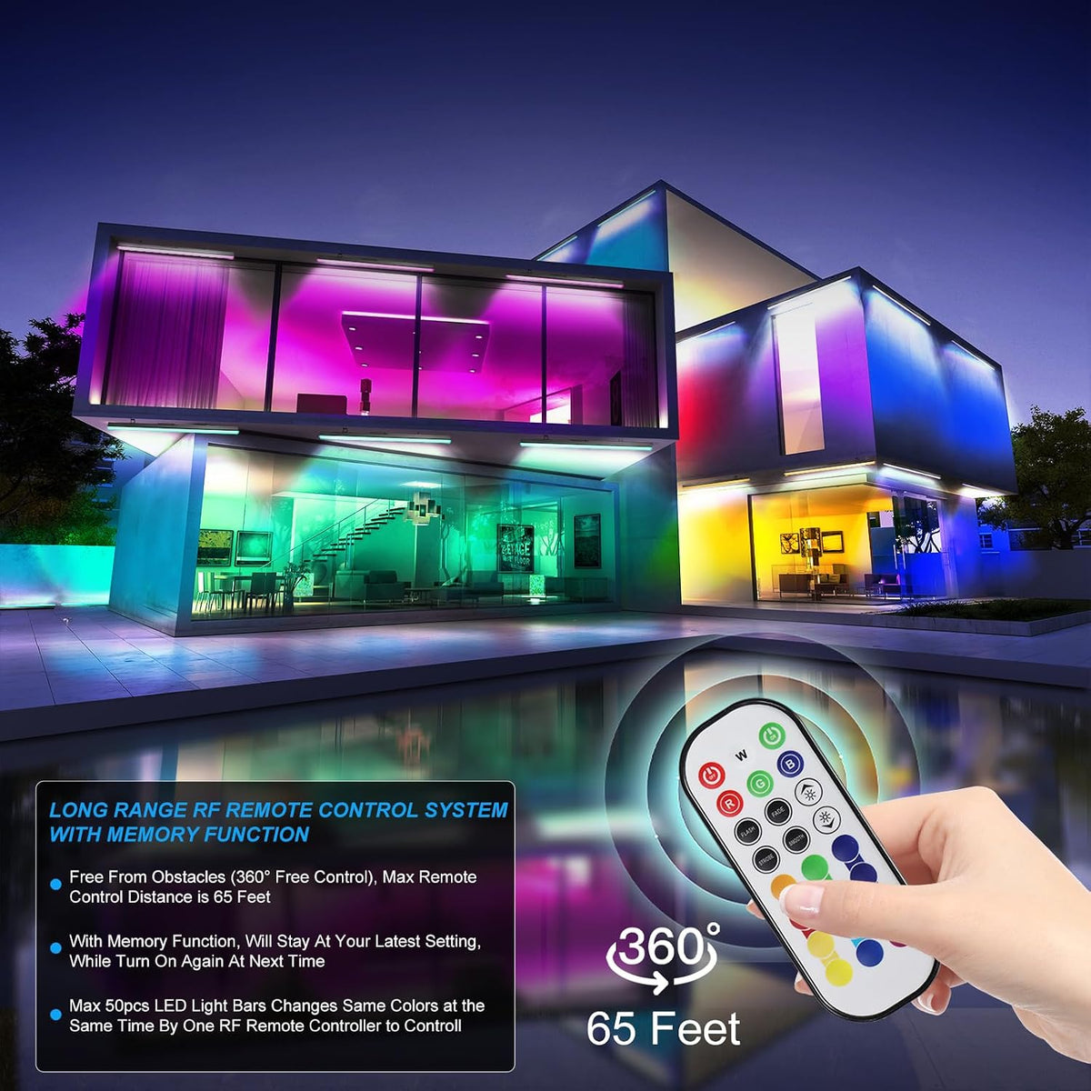 Wall Washer Light RGBW Color Changing Outdoor Bar Lights Wash Lighting