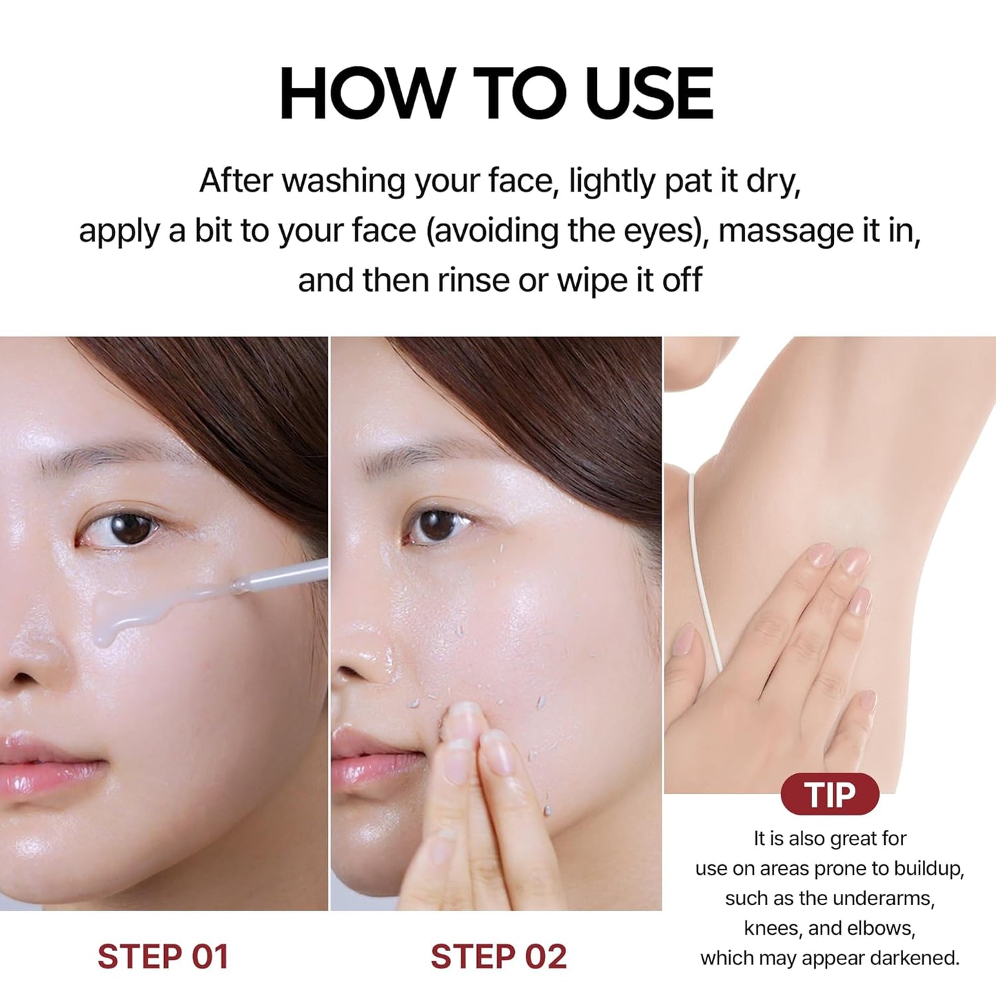 Dr.Melaxin Peel Shot Black Rice Exfoliating Ampoule, Face Exfoliator with AHA BHA Niacinamide Rice Bran Water, Blackhead Remover, Pore Minimizer, Brightening Glass Skin Serum, Korean Skin Care, 2.7 oz