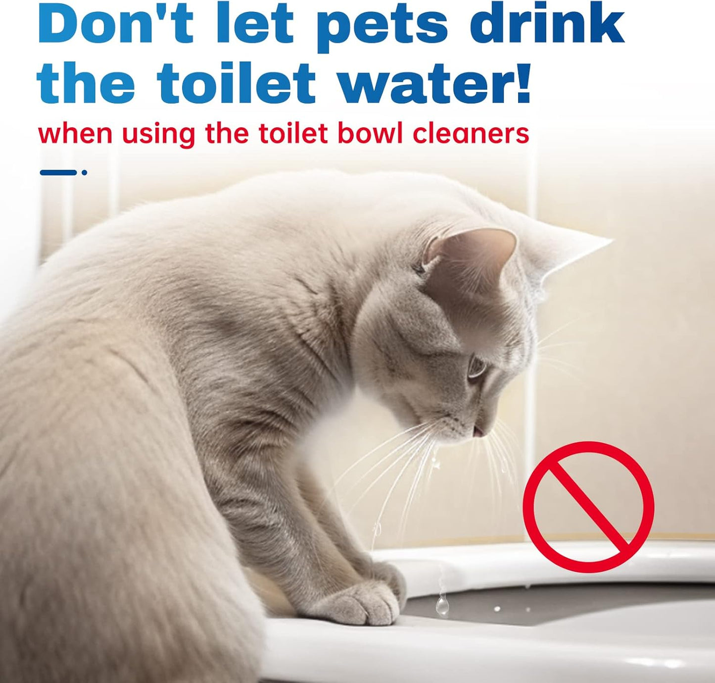 Vacplus Toilet Bowl Cleaners - 20 Pack Long-Lasting Toilet Cleaner Tablets, Prevent Stains & Deodorize, Blue