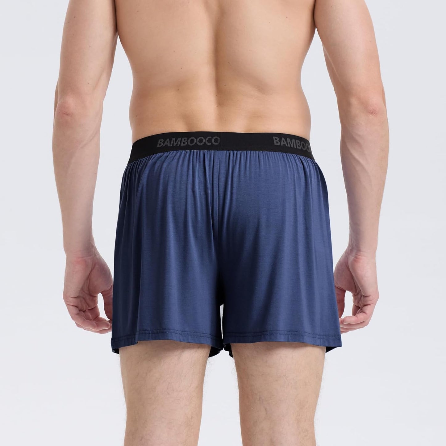 BAMBOO COOL Mens Boxer Shorts Underwear Soft Comfortable Breathable Knit Boxers Short for Men (3 or 5 Pack)