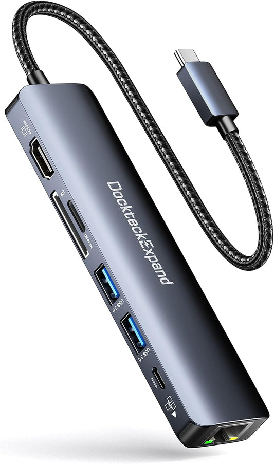 7-in-1 Multiport Adapter for MacBook iPad HP Dell XPS and More
