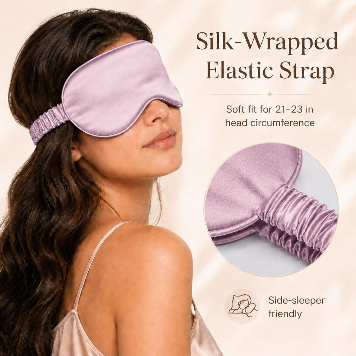 Silk Sleep Mask Light Blocking Luxury 100% Mulberry 19mm Silk Eye Mask Eye Cover Blindfold Ultra Soft Light & Comfy Anti Aging Skin Care with Travel Bag Gift Package