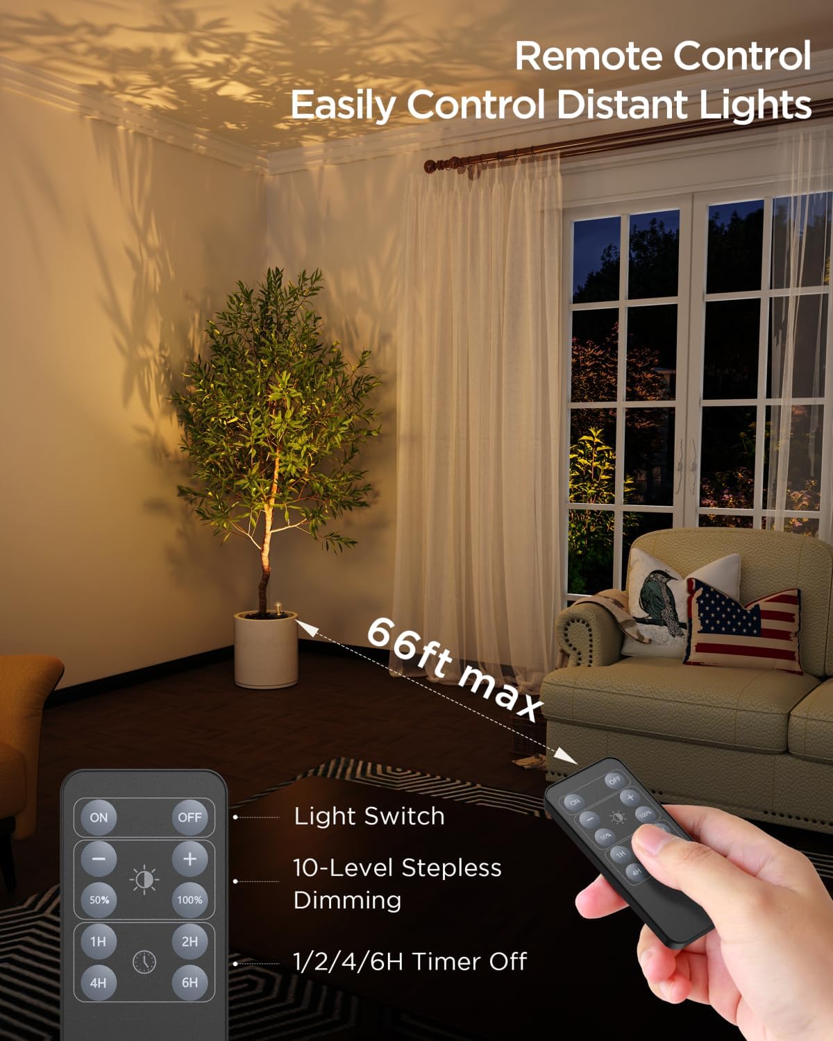 Spot Lights Indoor Led Spotlight: Rechargeable Battery Wireless Up Lights Indoor - Plants Tree Artwork Portrait Picture Display Accent Lighting for Home Decorators Homeowners Art Collectors(2 Pack)