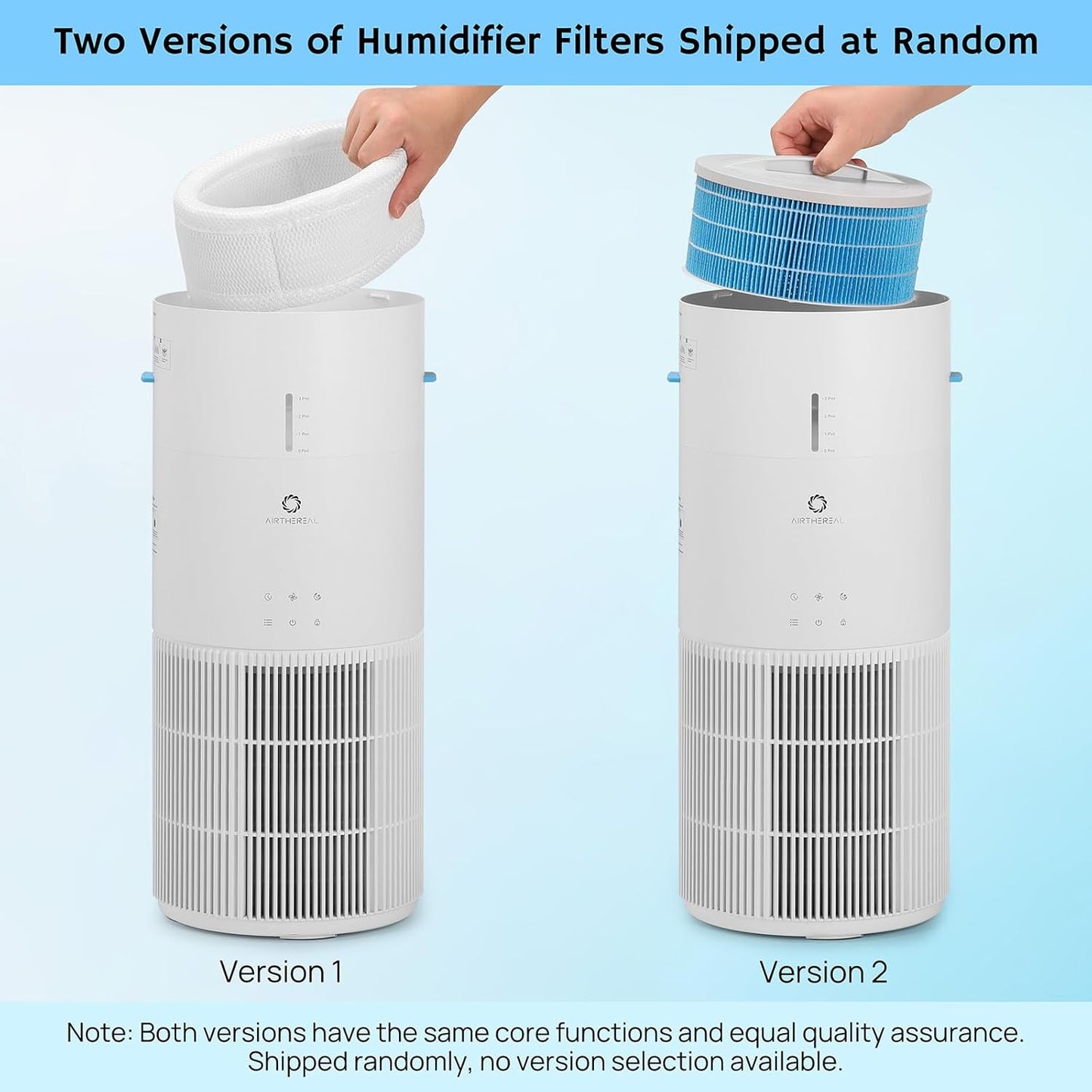 Airthereal 2-in-1 Air Purifier & Humidifier Combo for Large Room up to 1200 ft², 3-Stage Filters, Air Quality Monitor and Quiet Sleep Mode, Evaporative Humidifier with Hygrometer, iF Design Award 2026