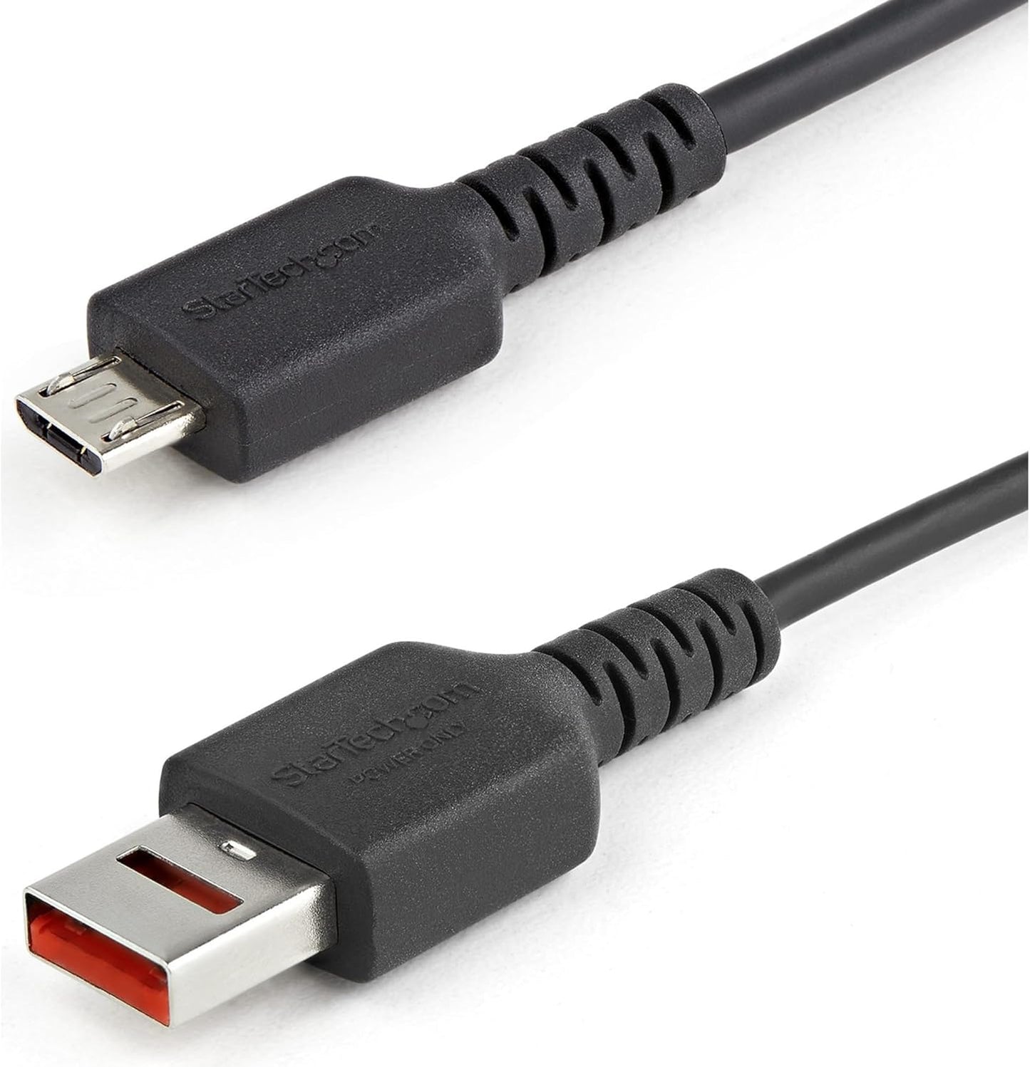 StarTech.com 3ft (1m) Secure Charging Cable USB-A to USB-C Data Blocker Charge-Only Cable No-Data Power-Only Charger Cable for Phone/Tablet Data Blocking USB Protector Adapter Cable (USBSCHAC1M)