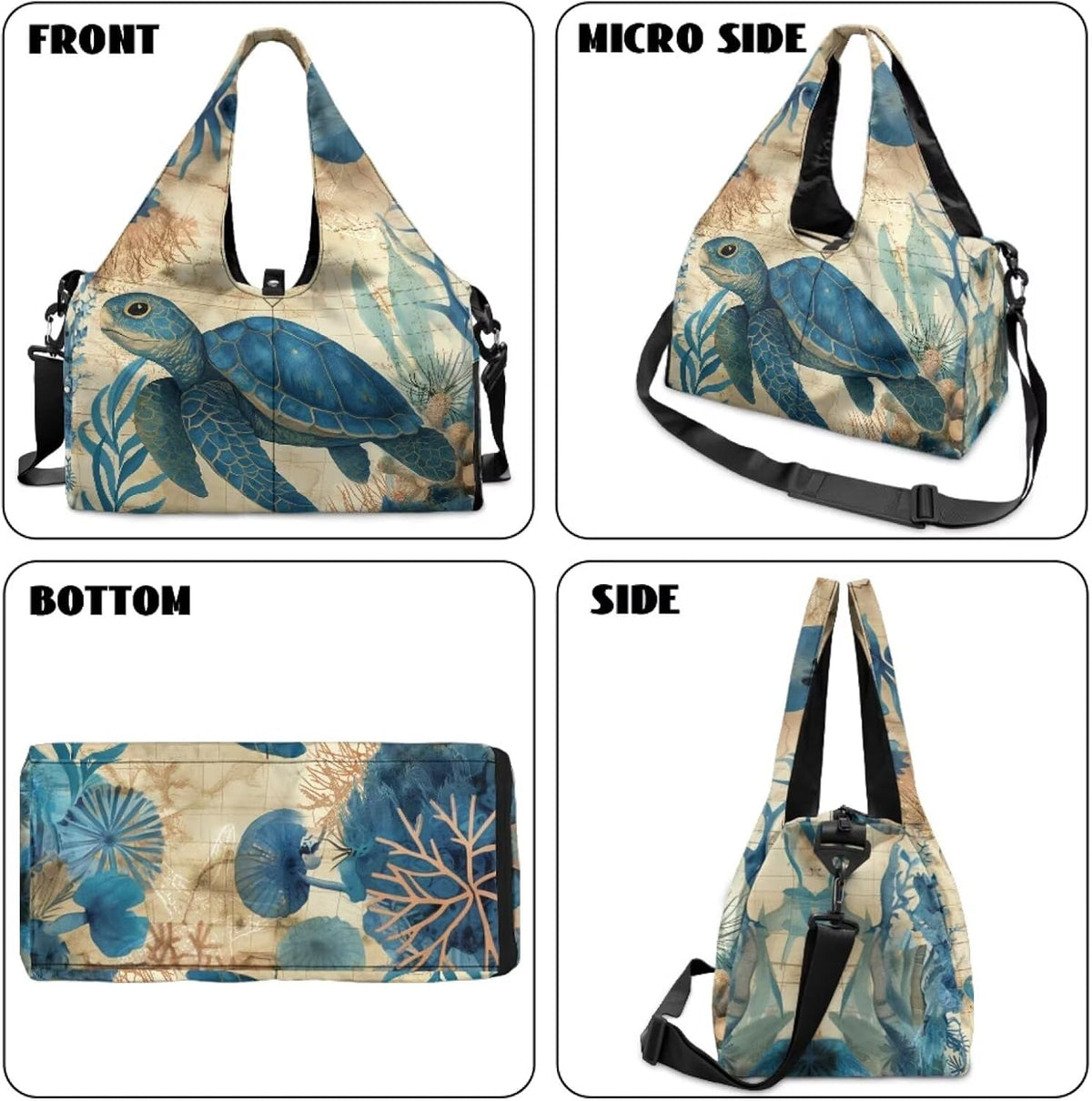 Yoga Mat Bag for Men Women Canvas Yoga Mat Carrier Take In Out Mat Easily for Beach Swim Bags Pool Sports Gym
