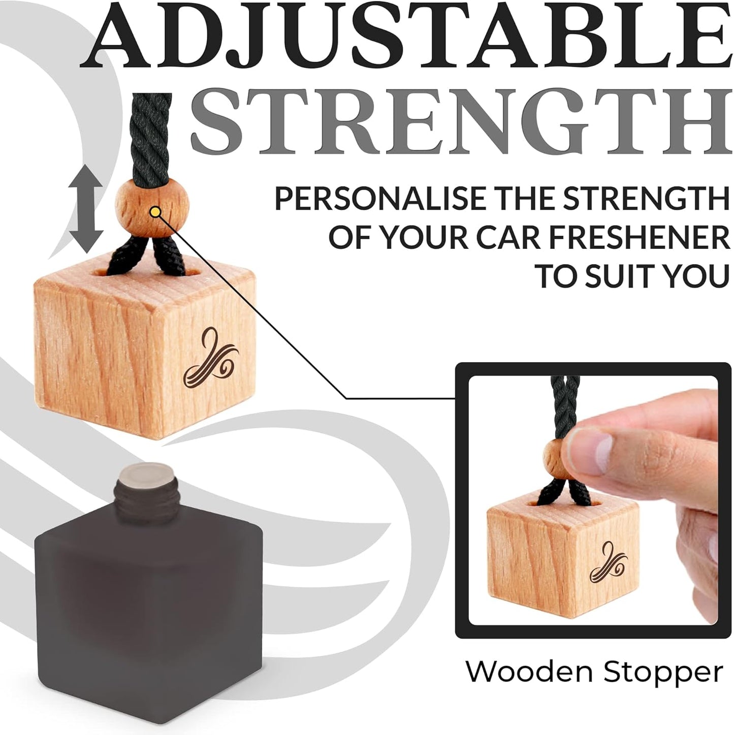Greed Car Air Freshener for Men | Perfume Inspired Fragrances | Strong Car Freshener with Odour Eliminator Technology | Air Freshener | Long Lasting Automotive Freshener by Perfa